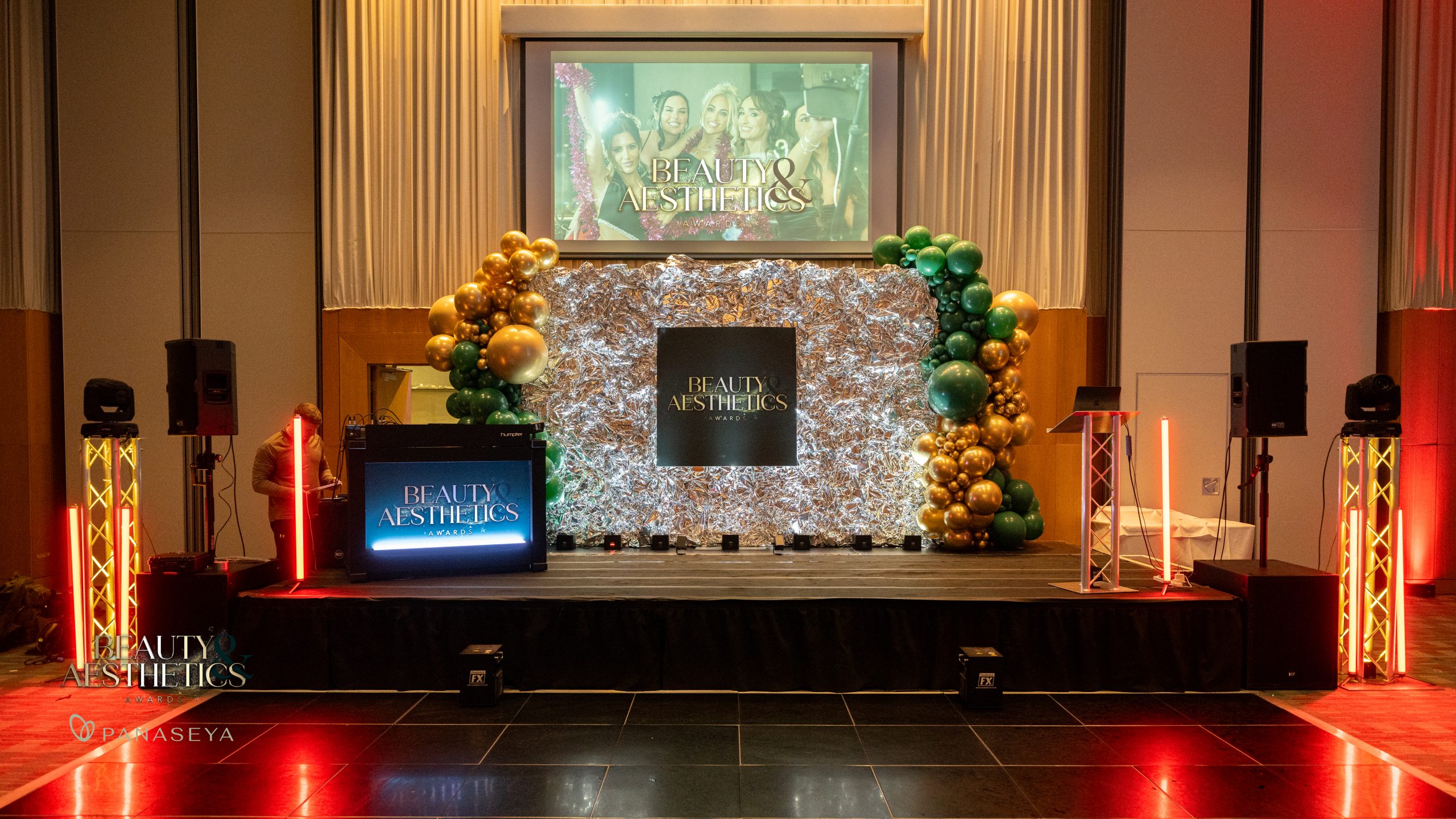 Beauty and Aesthetics Awards UK red carpet awards event in Manchester