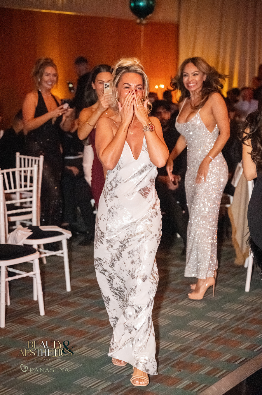 Beauty and Aesthetics Awards guest reaction