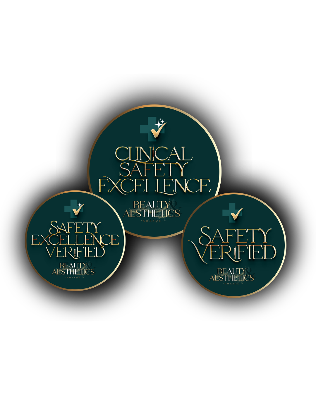 BAA Safety Verified, Safety Excellence Verified and Clinical Safety Excellence badges